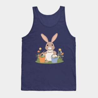 Hoppy Harvest: A Bunny's Garden Delight Tank Top